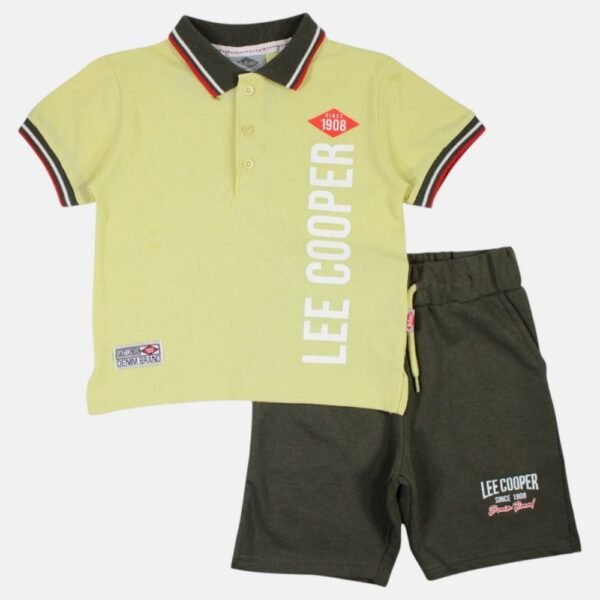 ensemble jaune/kaki lee cooper