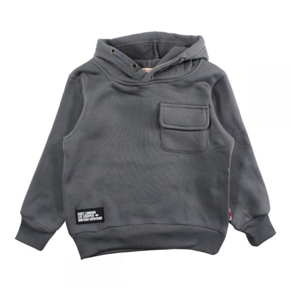 sweet à capuche gris lee cooper