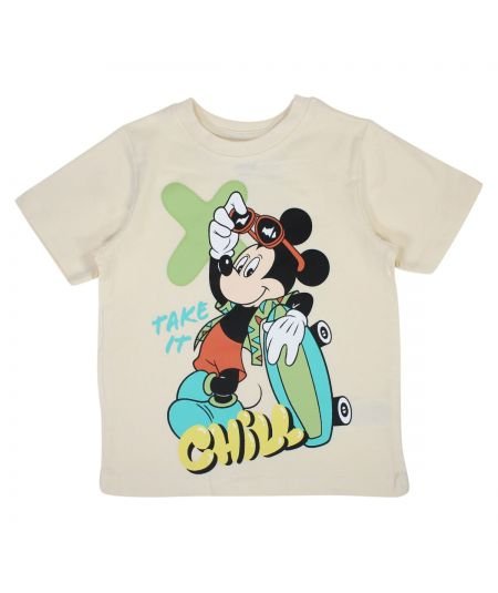 t shirt manches courtes mickey