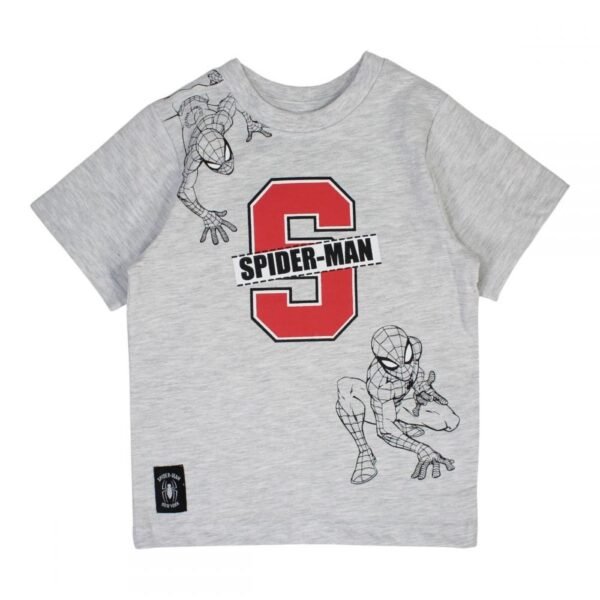 t shirt manches courtes spiderman