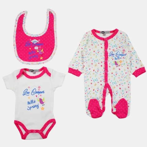 ensemble bébé floral lee cooper