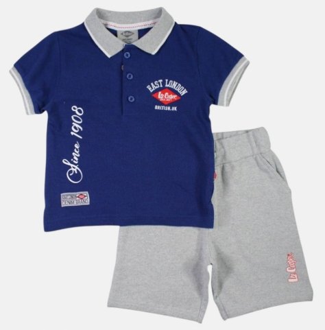 ensemble lee cooper bleu/gris