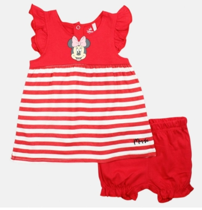 ensemble bébé minnie rouge