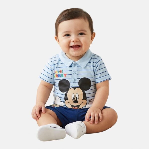 ensemble polo bleu mickey